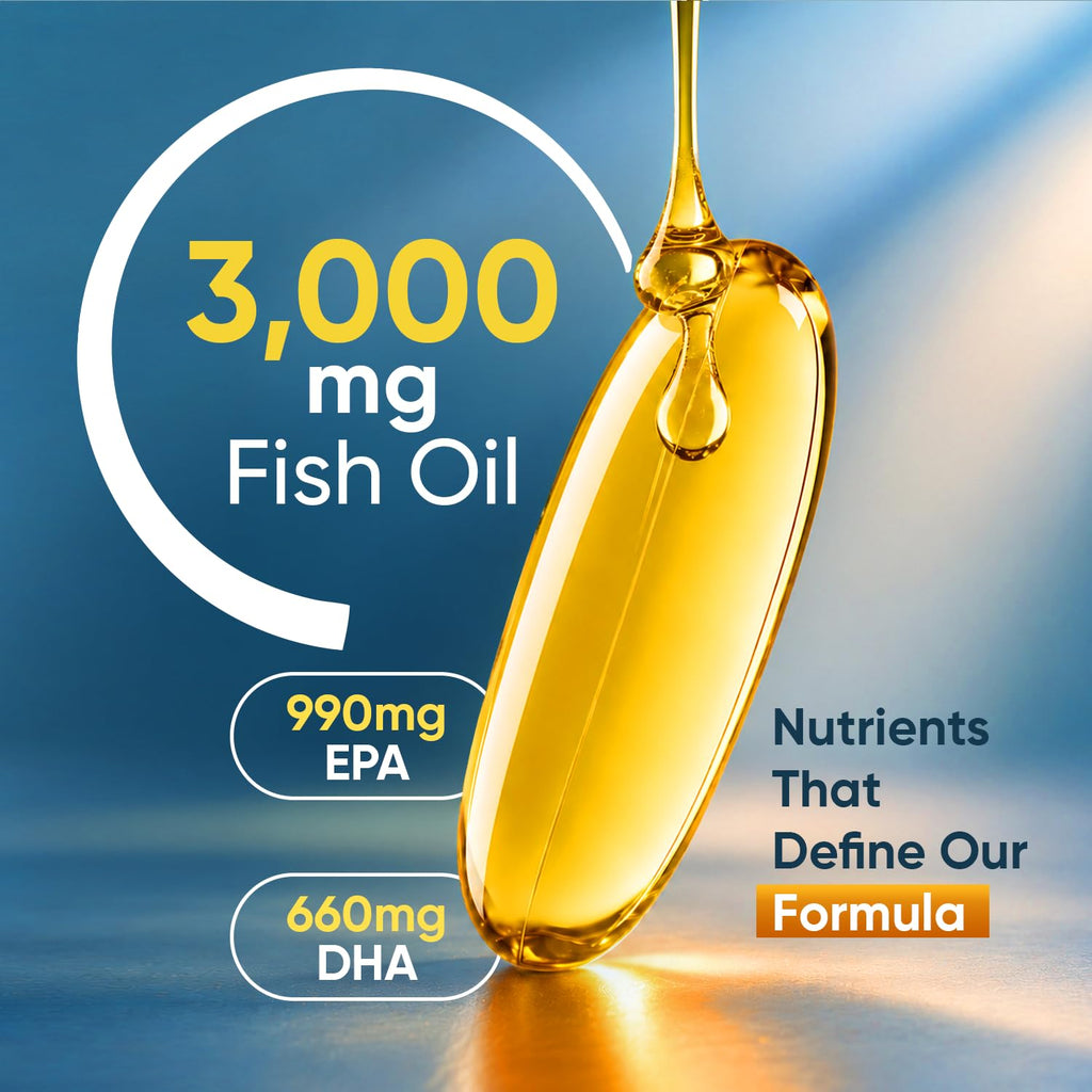 Omega 3 Fish Oil 3000mg 240 Softgels G8248