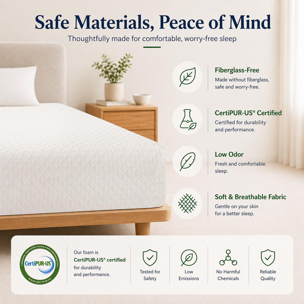 Twin Size 5 Inch Memory Foam Mattress V5901