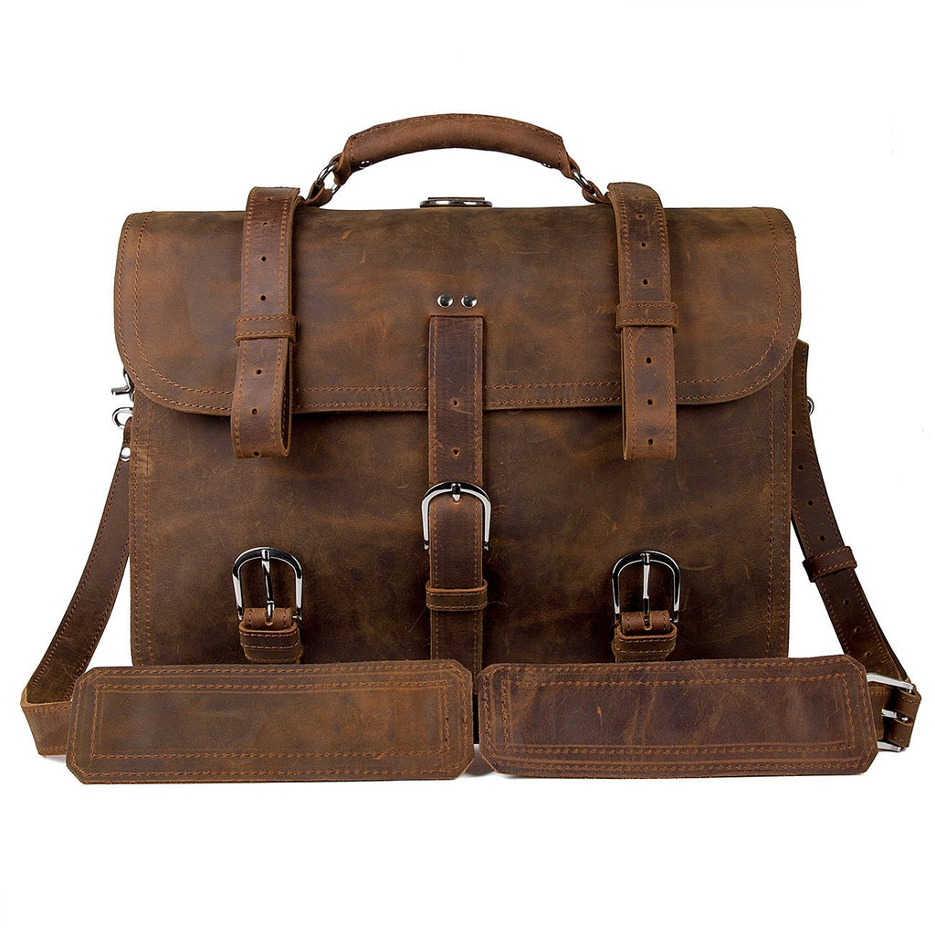 Leather Messenger Bag A41438