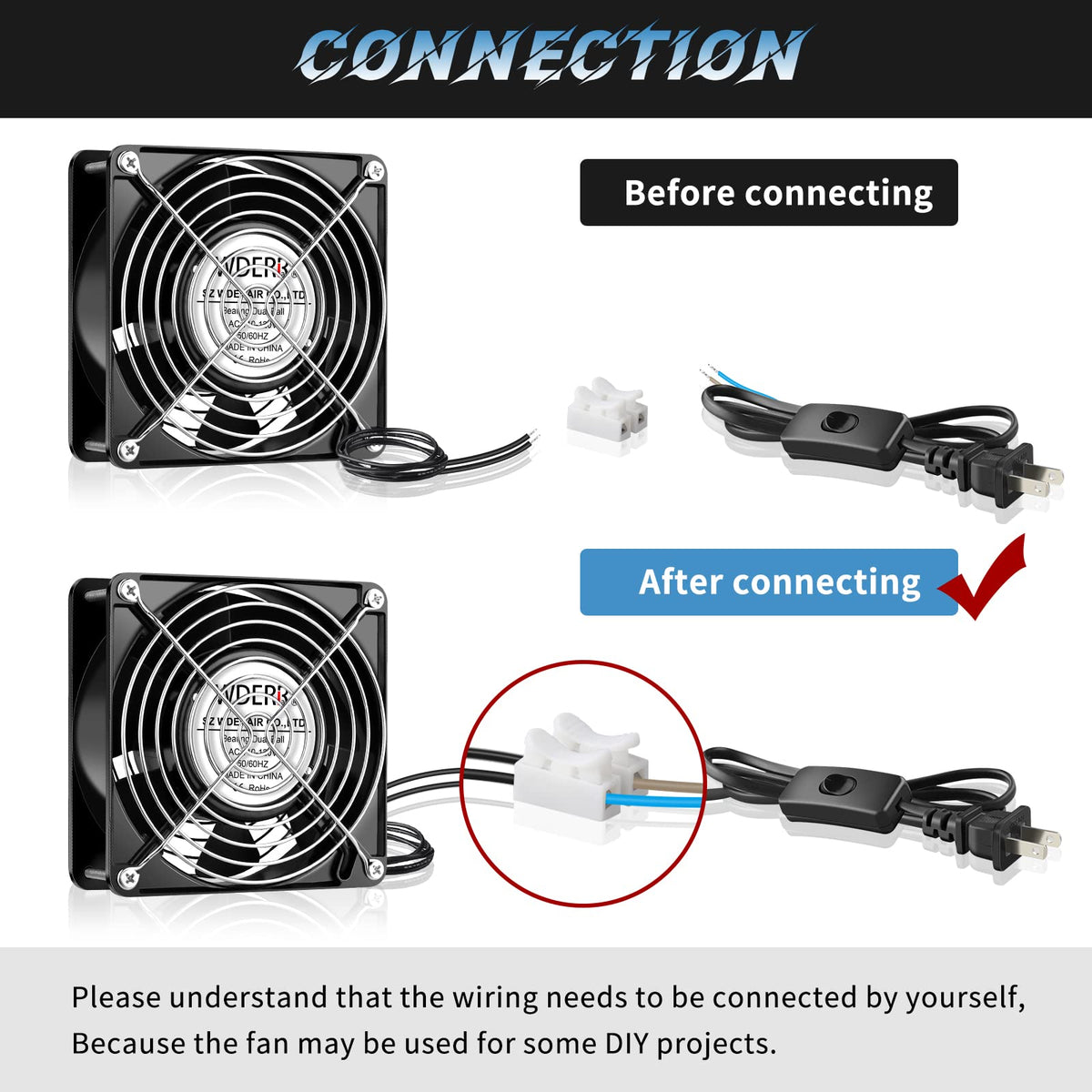 110V 120mm AC Axial Cooling Fan O987
