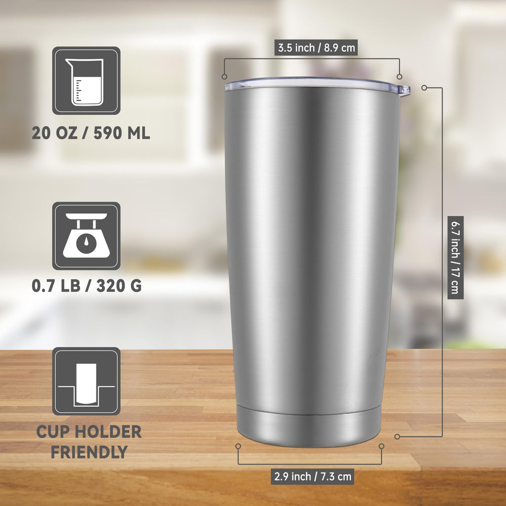 20 oz Stainless Steel Insulated Tumbler with Lid N552