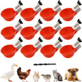 12 Pack Poultry Waterer Cups with Drill Z3454