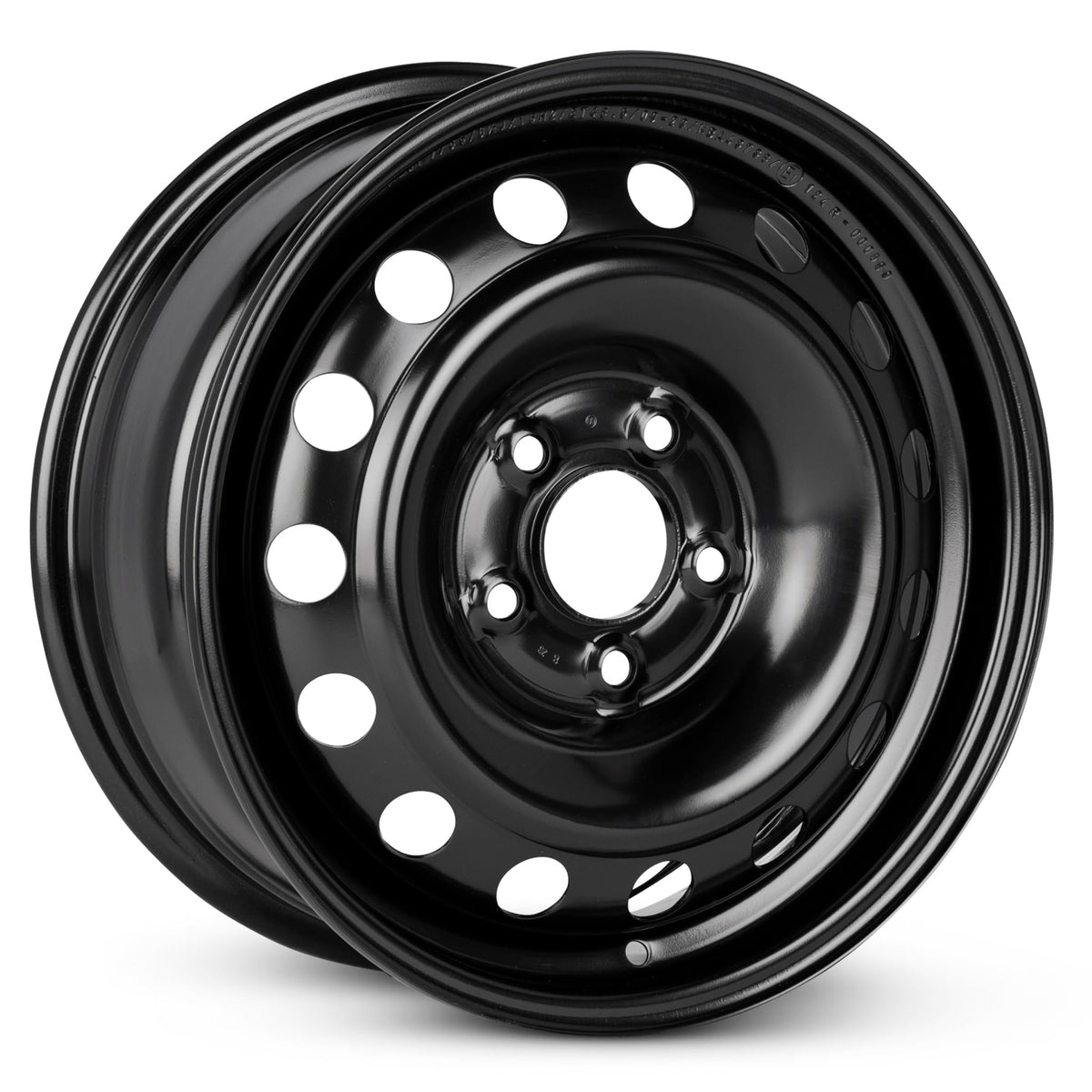 16 Inch Painted Black Car Wheel O328476