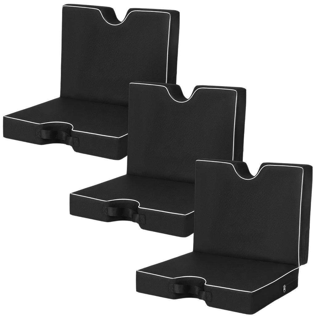 3 Pcs Portable Bleacher Chair Cushions with Handle F861
