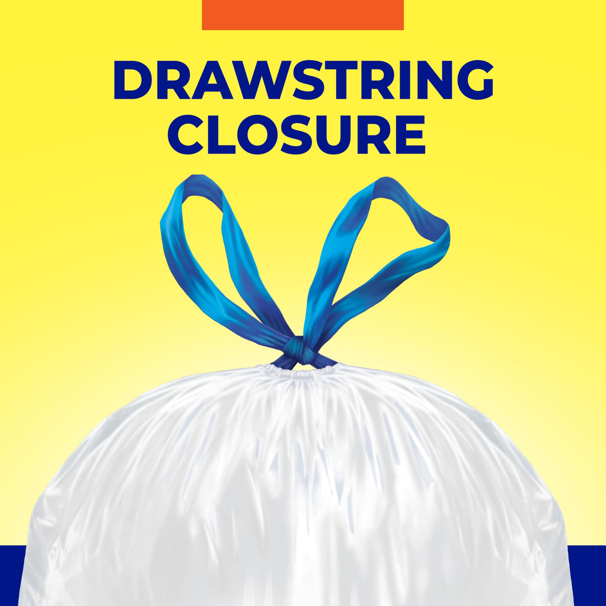 13 Gallon White Unscented Trash Bags 45ct N2750
