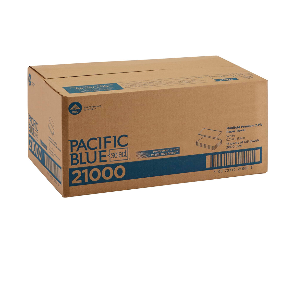 White 2-Ply Multifold Paper Towels G36592
