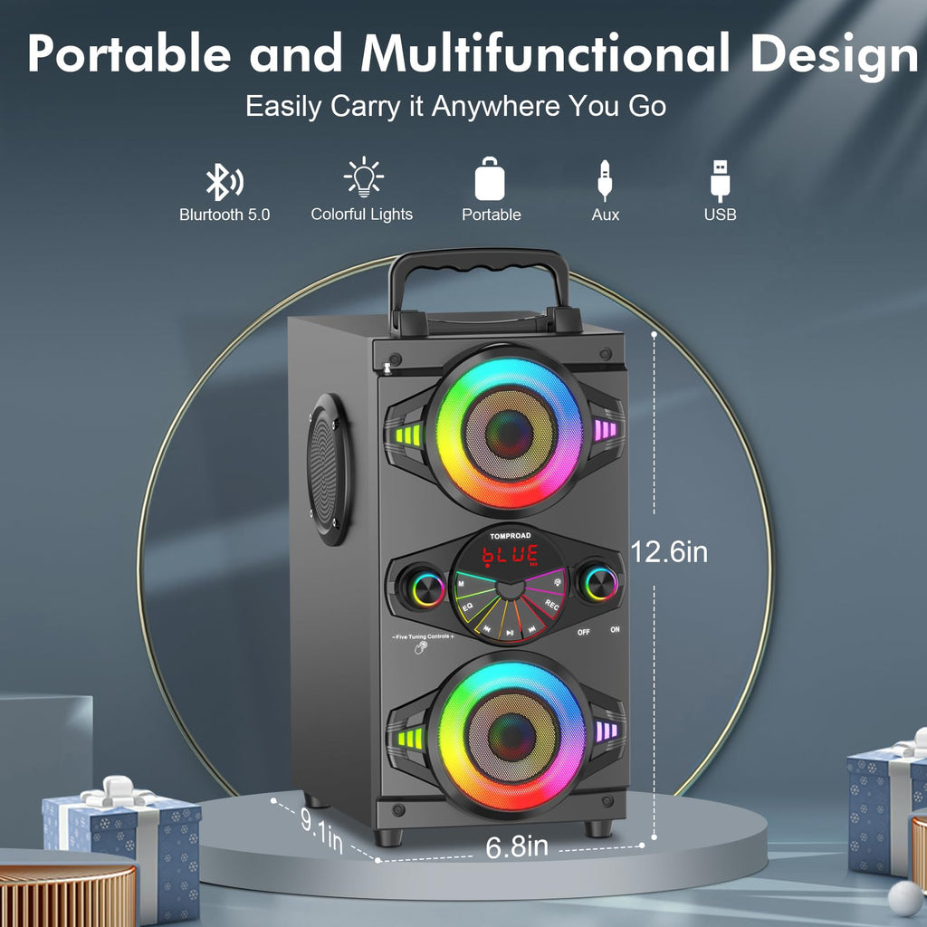 Portable Bluetooth Speakers 60W Wireless Stereo Sound I289580