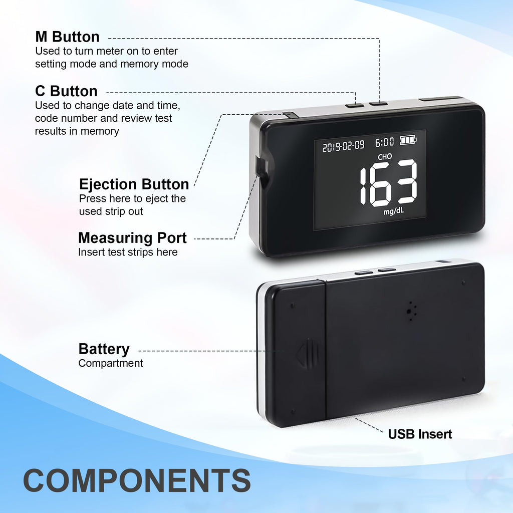 Hemoglobin Test Meter with 25 Test Strips H863