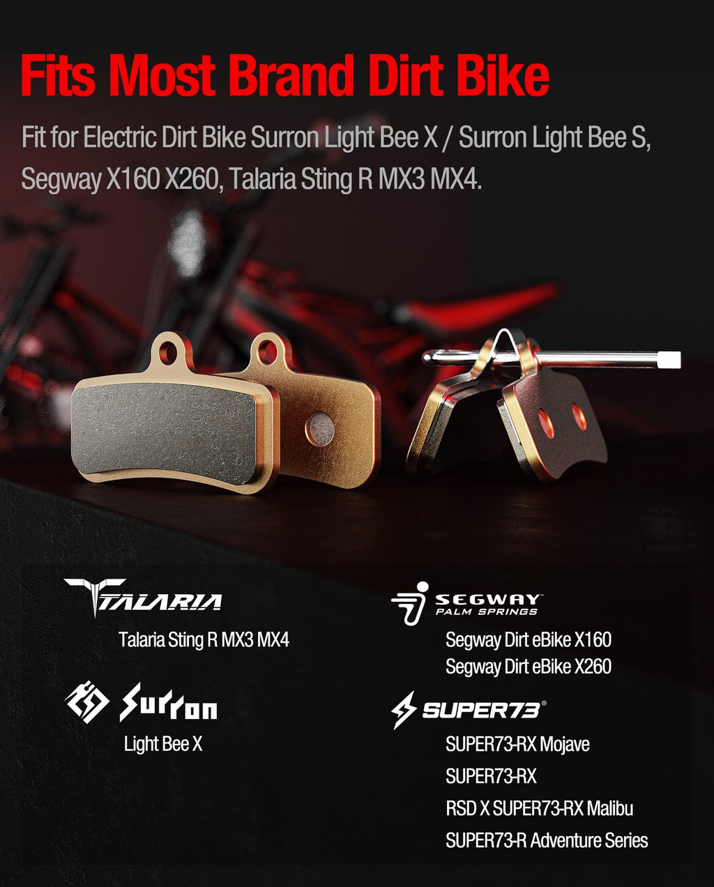 Sintered Disc Brake Pads W2845