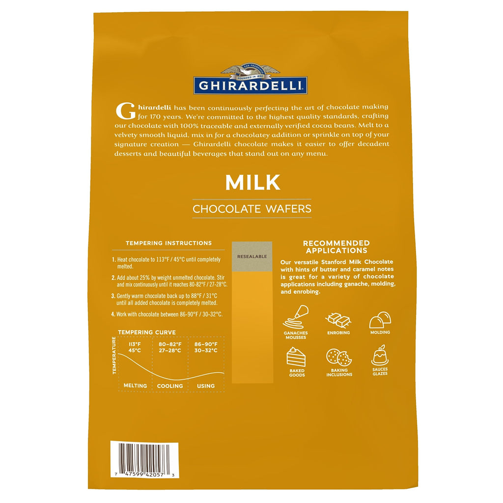 Milk Chocolate Wafers 5lb Bag X58837