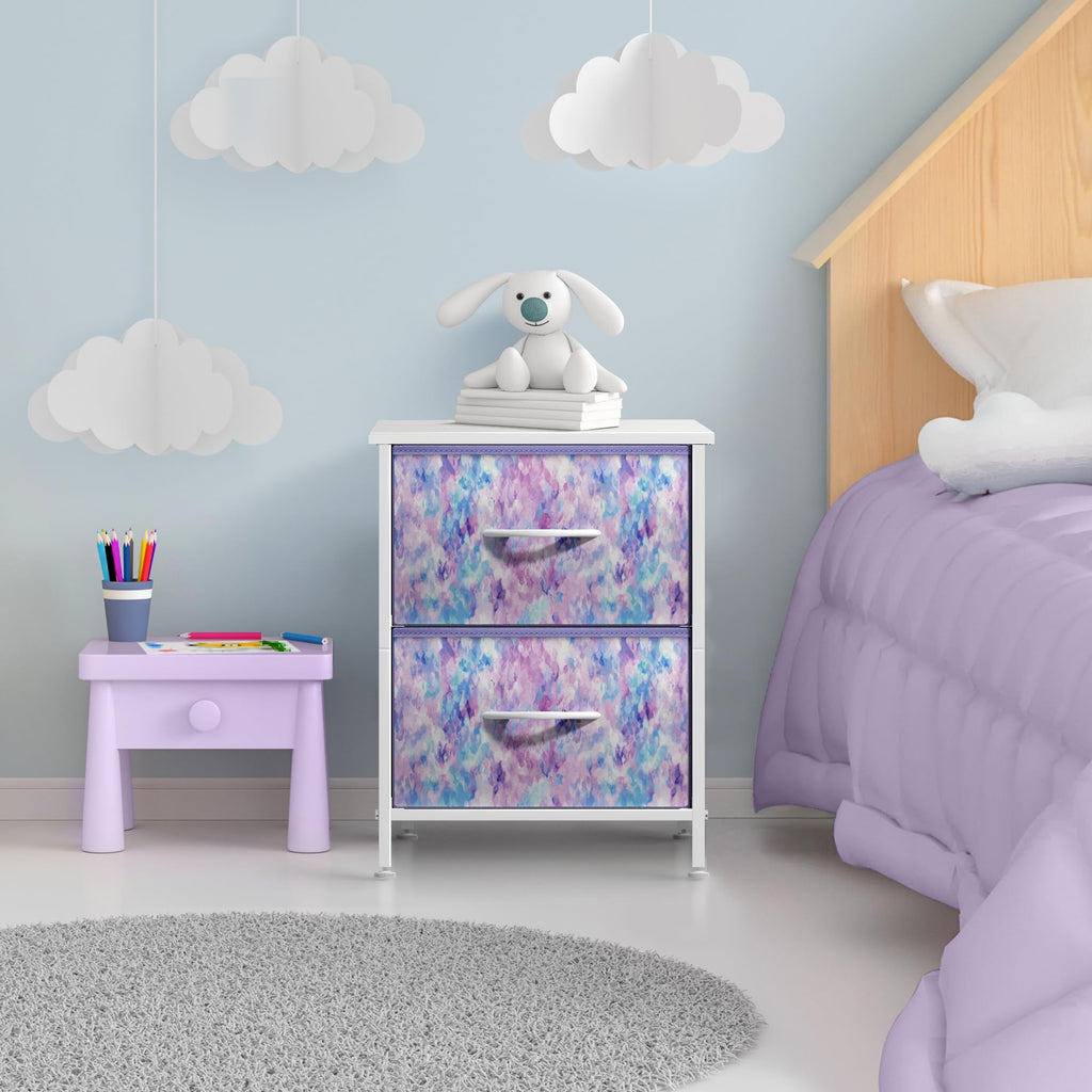 2-Drawer Kids Nightstand N881