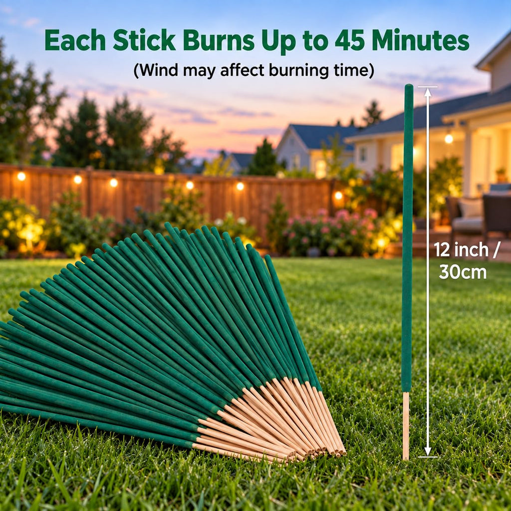 Citronella Mosquito Repellent Incense Sticks 120 Count L937192