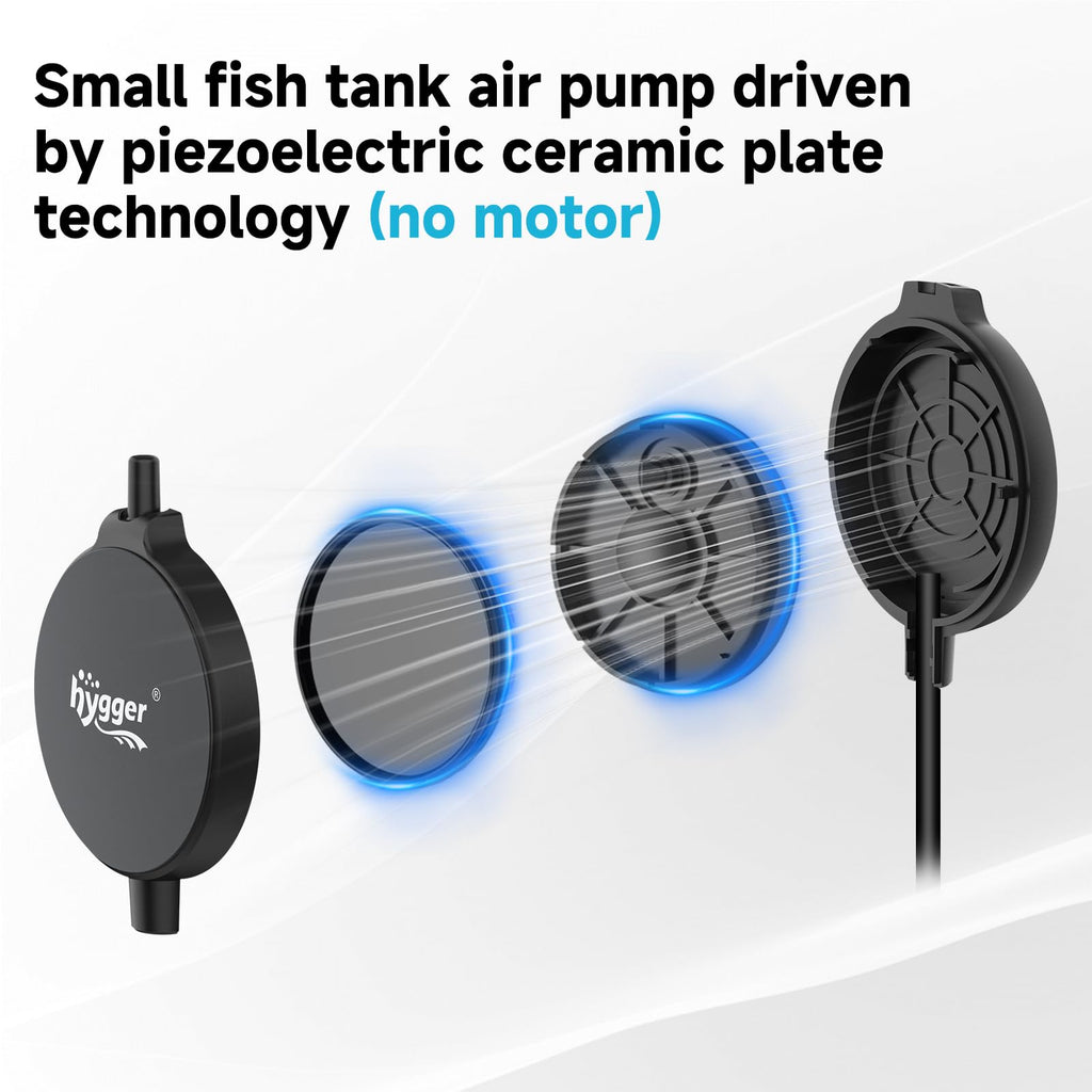 1.5 Watt Mini Aquarium Air Pump with Air Stone Tubing Z608160