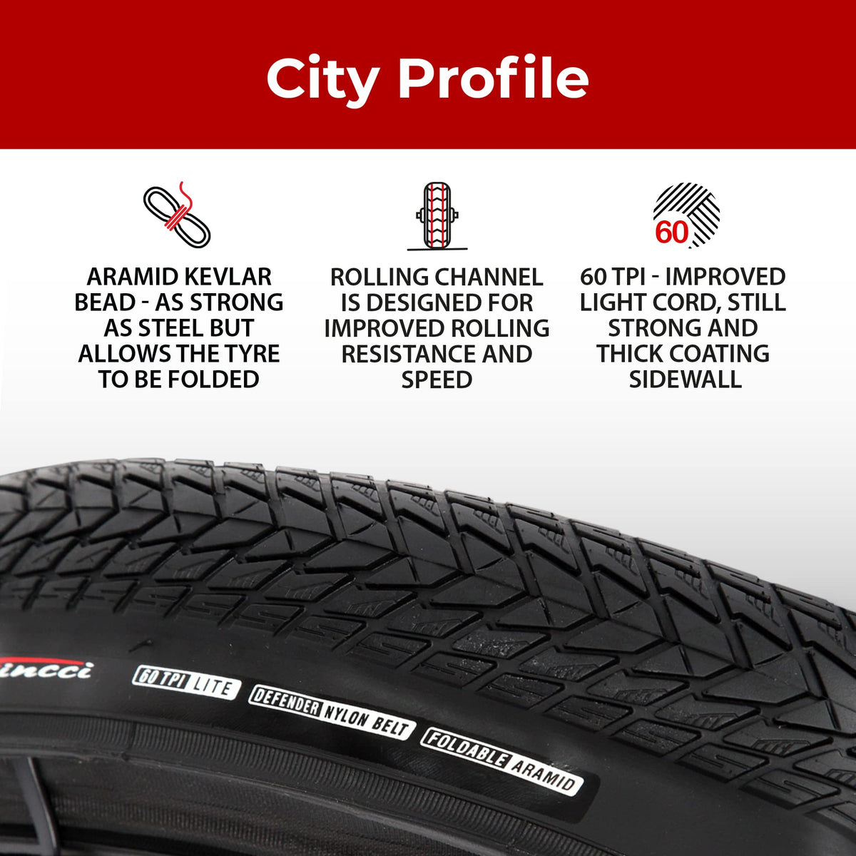 700x35c City Bike Tires & Tubes I929