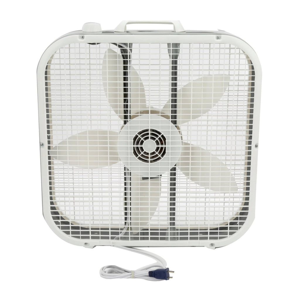 20 Inch 3 Speed White Box Fan K624986
