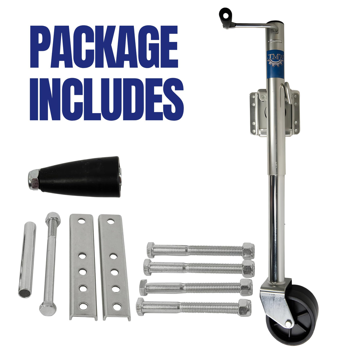 2000lbs Trailer Jack with Double Wheel Y284