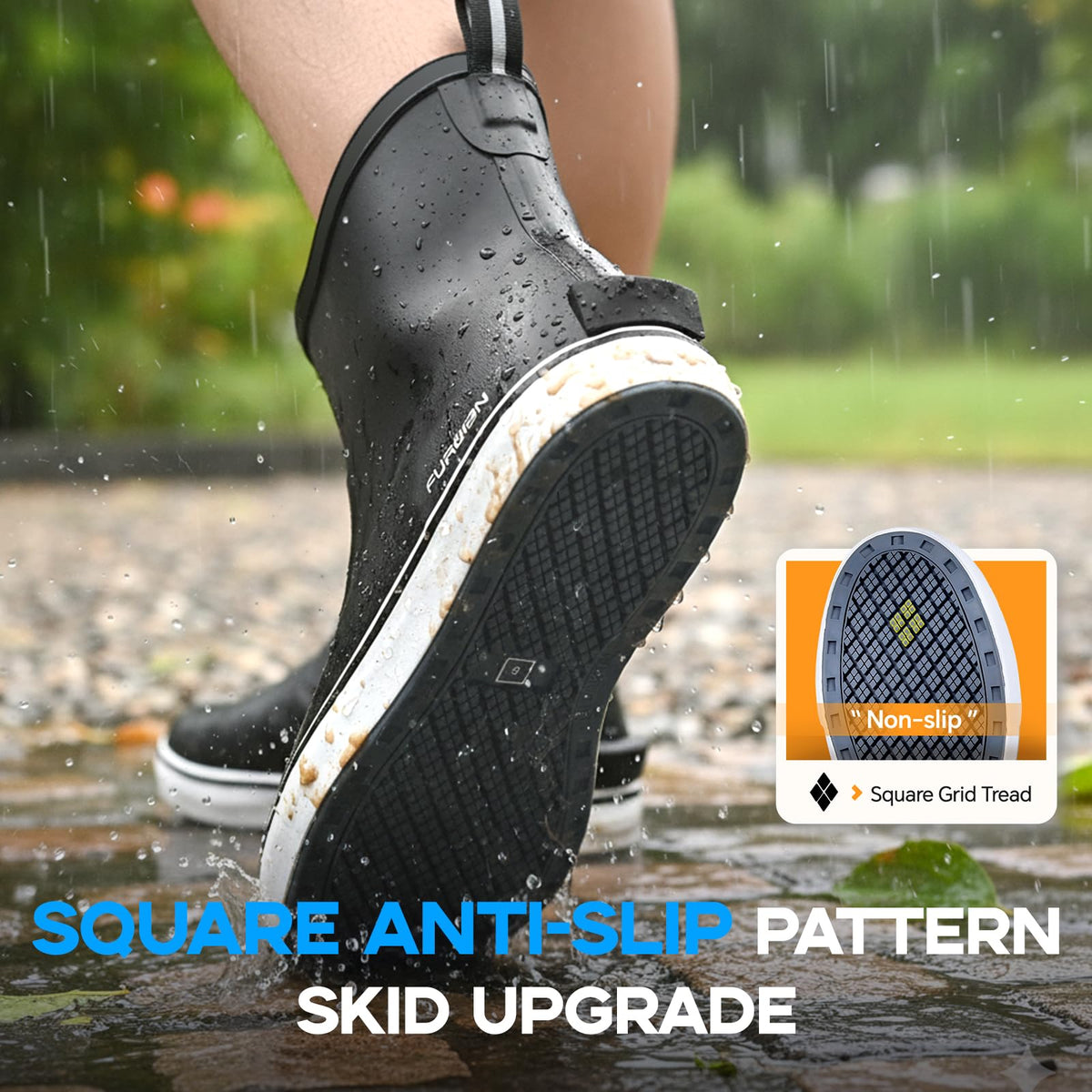 Waterproof Ankle Rubber Boots M537