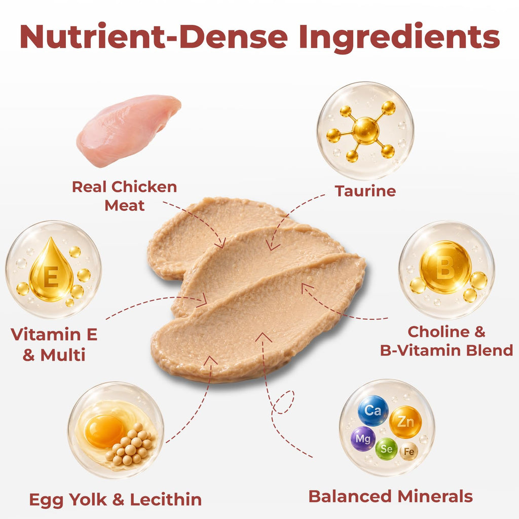 High Calorie Weight Gain Supplement for Dogs with Probiotics, Taurine & Vitamin E T20874