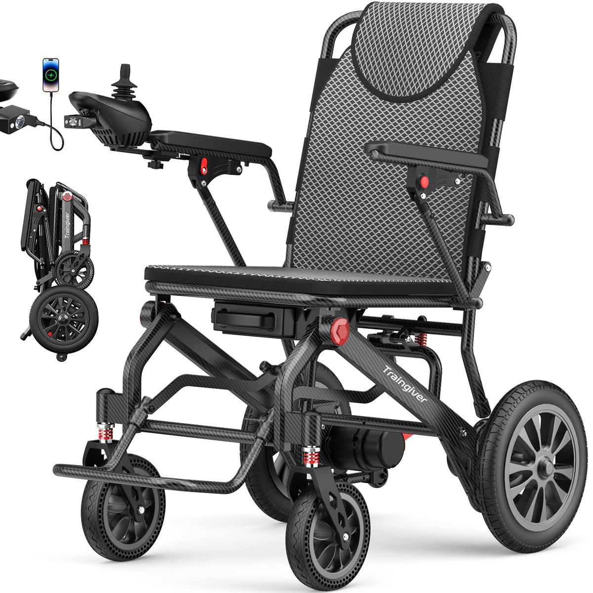 Lightweight Electric Wheelchair D6382