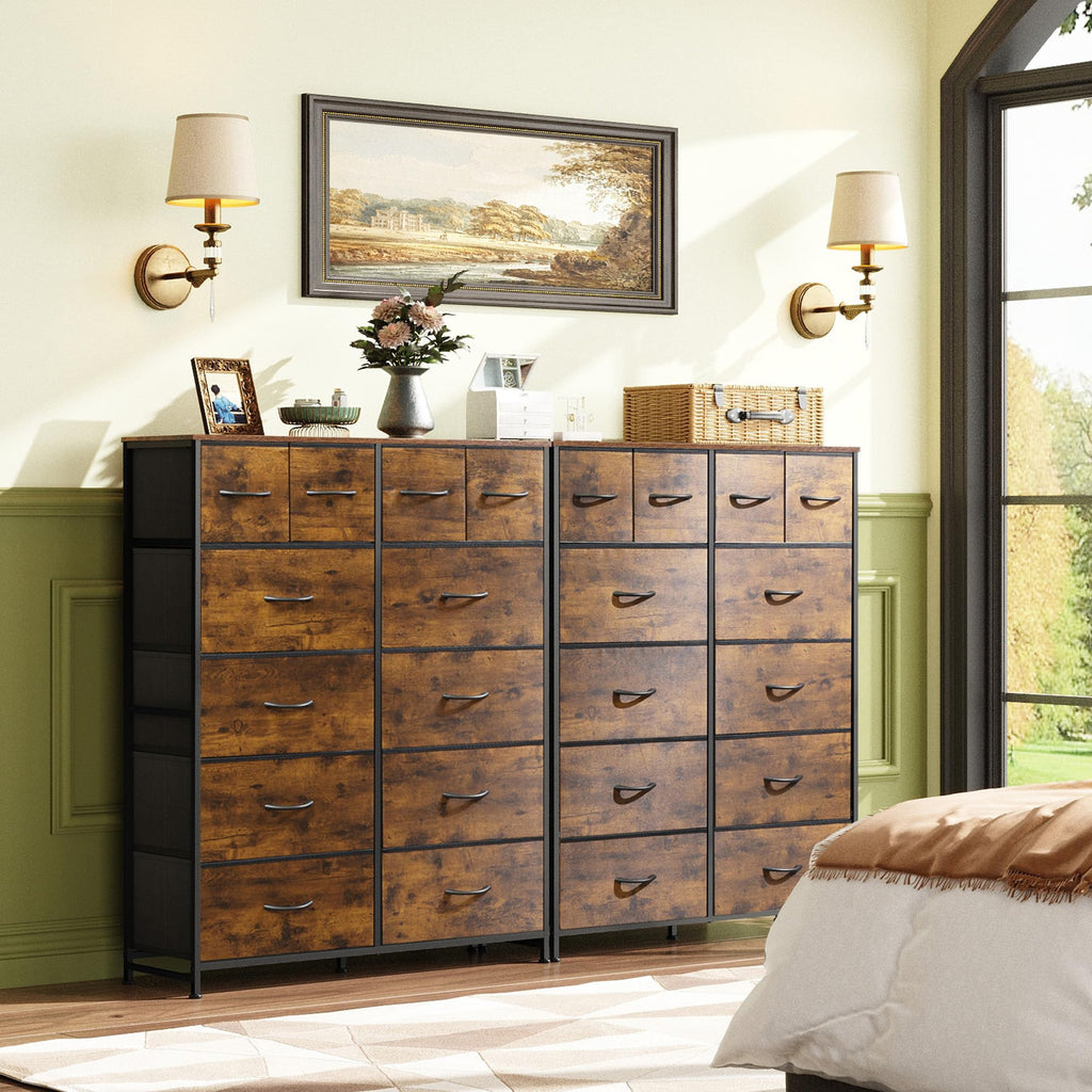 12 Drawer Fabric Dresser Storage Chest G93217