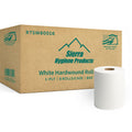White 1-Ply Hardwound Paper Towels, 6 Rolls T14789