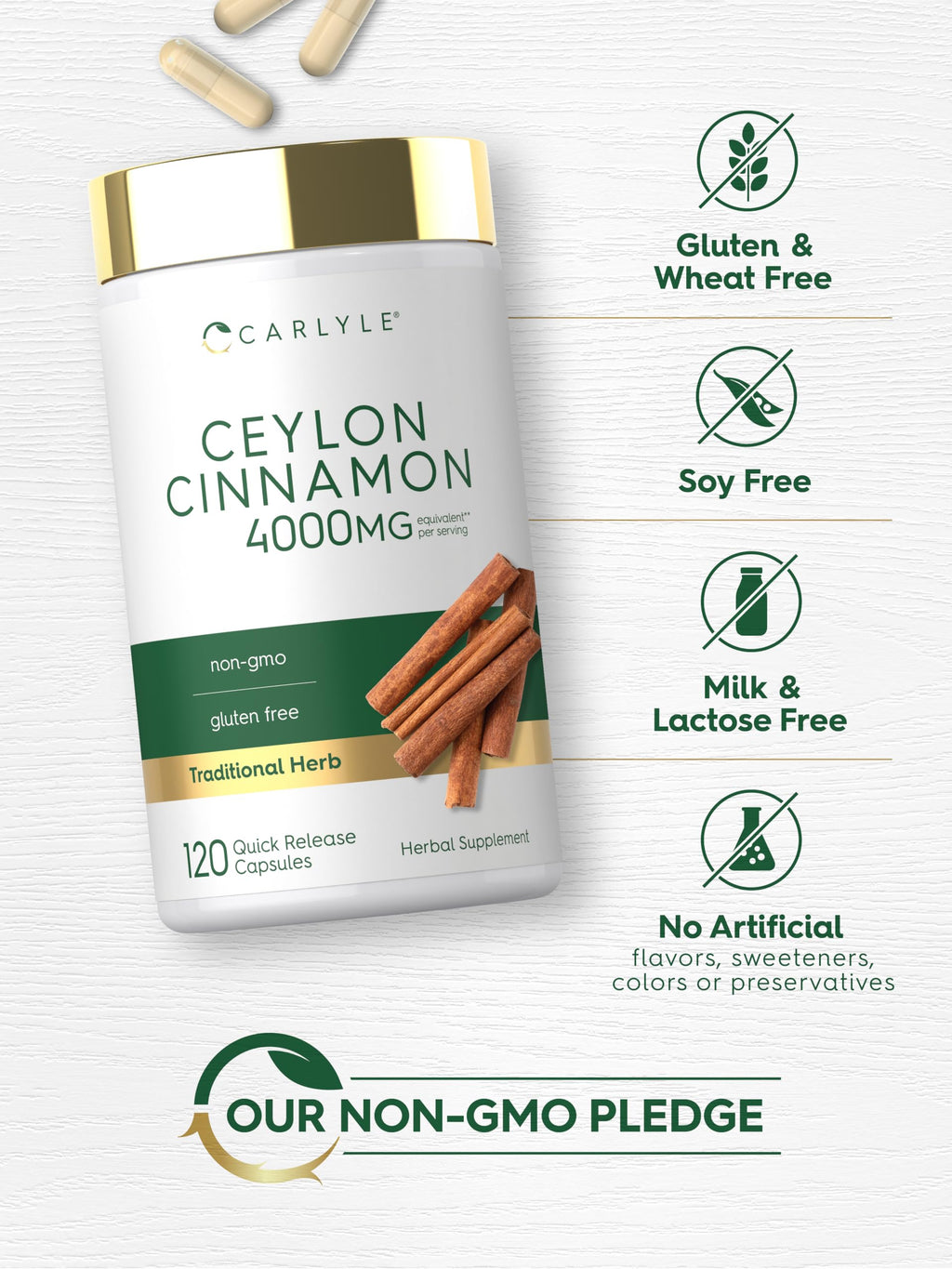 Cinnamon Capsules 120 Count L777