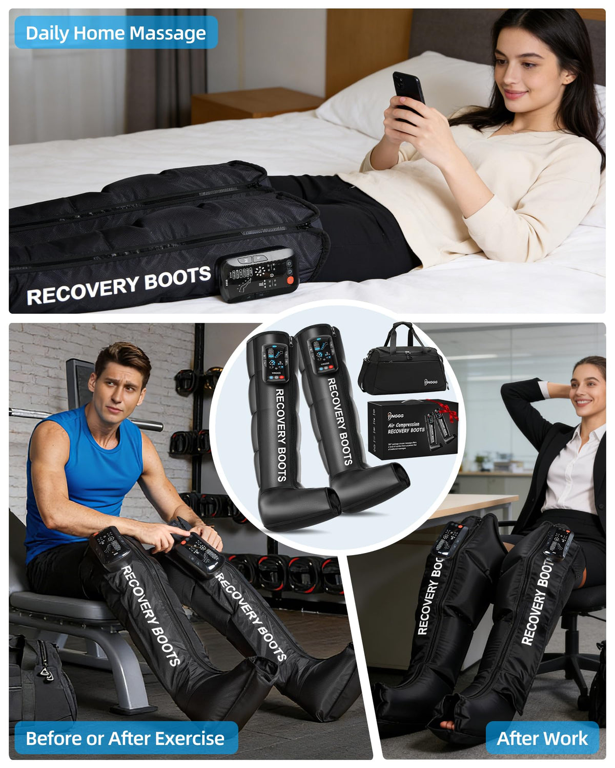 Leg Massager with Heat and Compression G584956