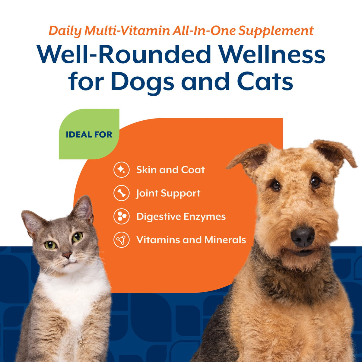 Cat & Dog Daily Multivitamin 13 Oz Powder U4303