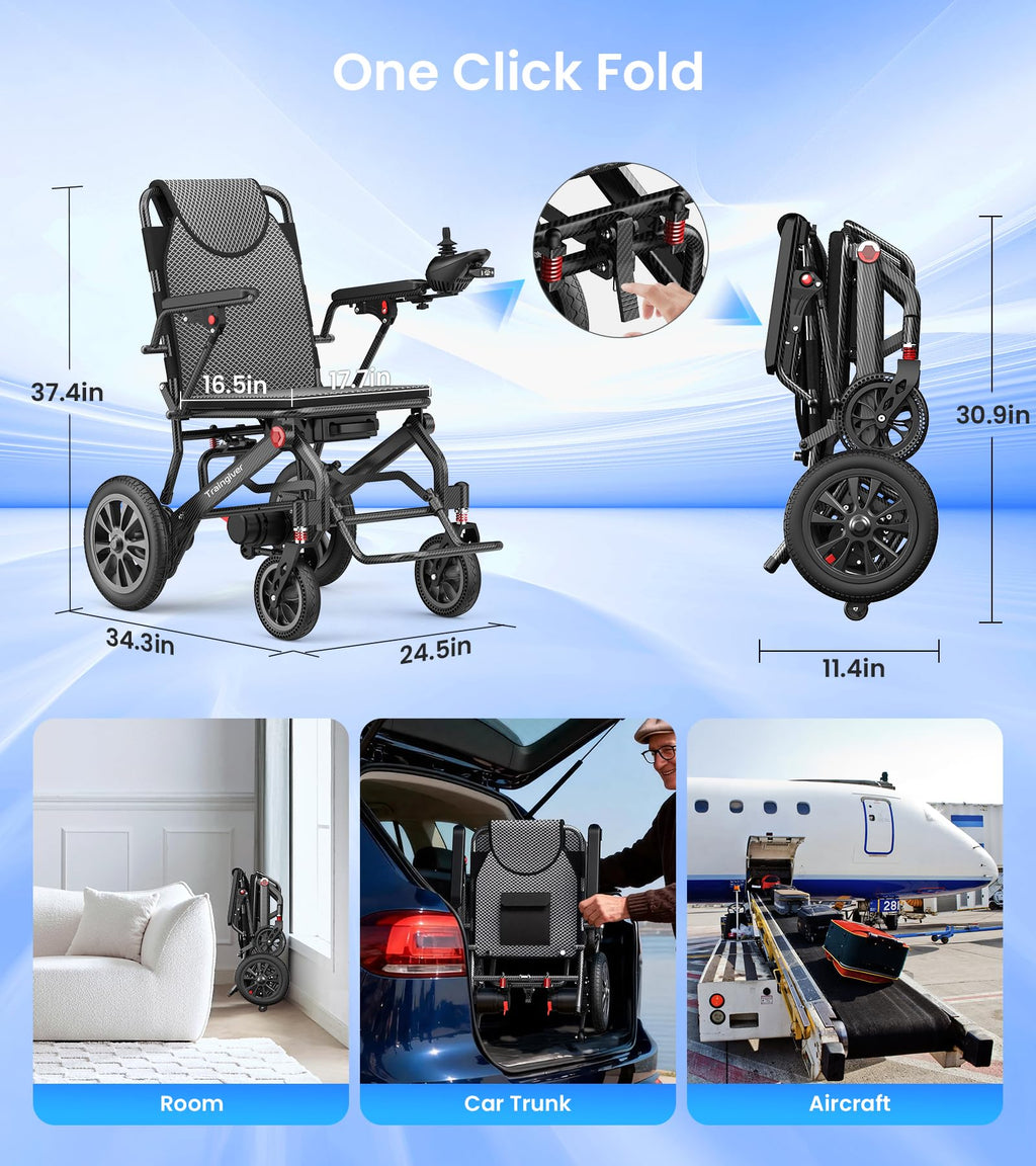 Lightweight Electric Wheelchair D6382