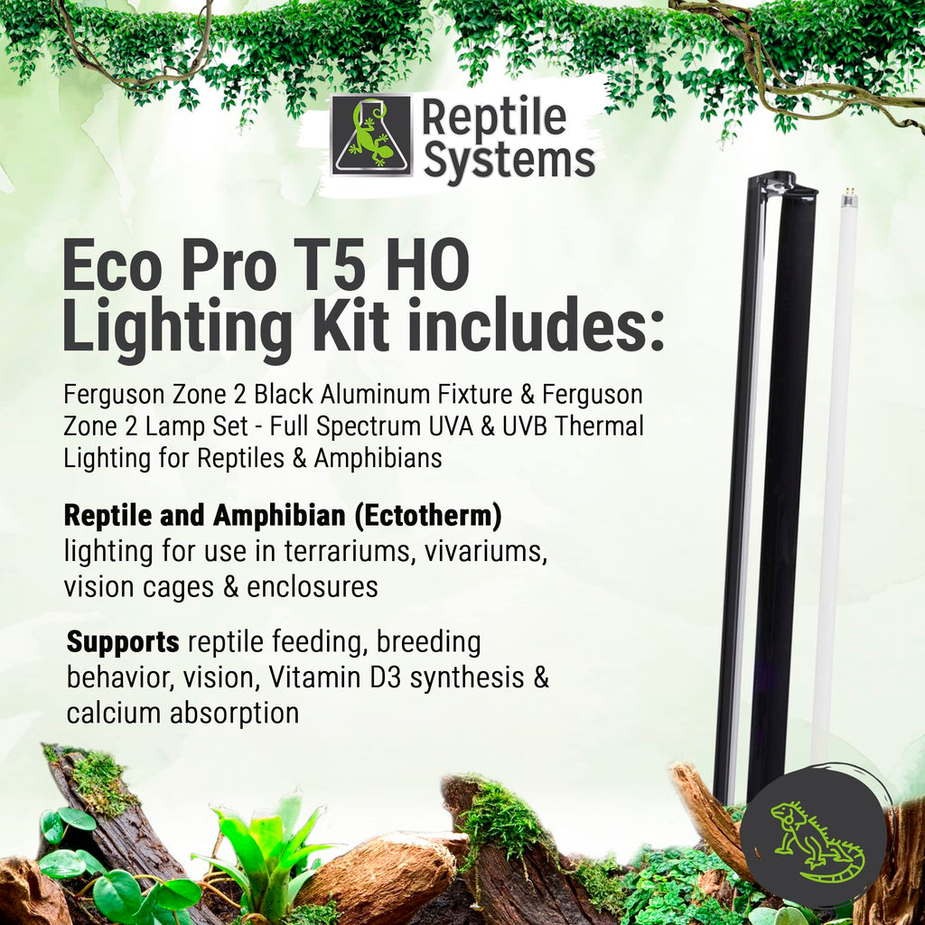 24in-24w Reptile Lighting Kit with HOT5 Lamp U657