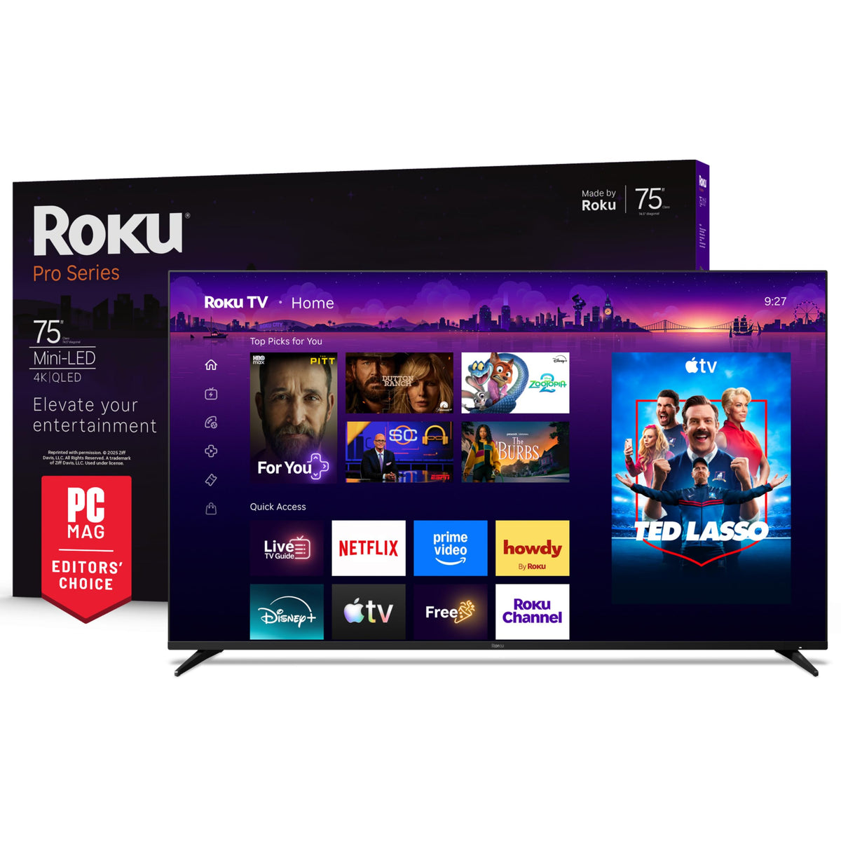 75-Inch 4K QLED Mini-LED Smart TV R561290