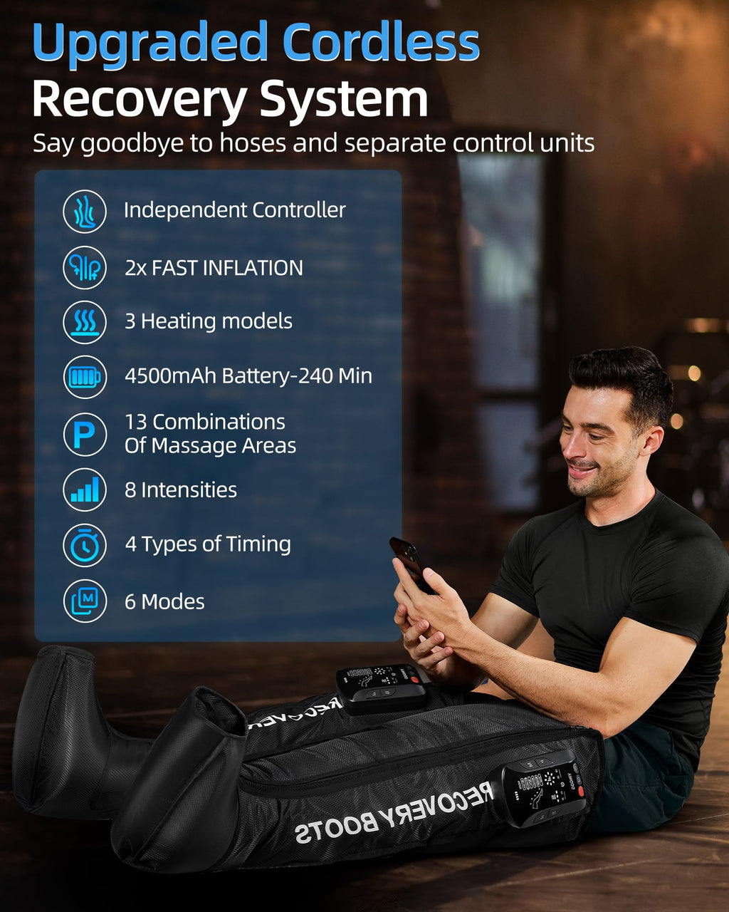 Leg Massager with Heat and Compression G584956