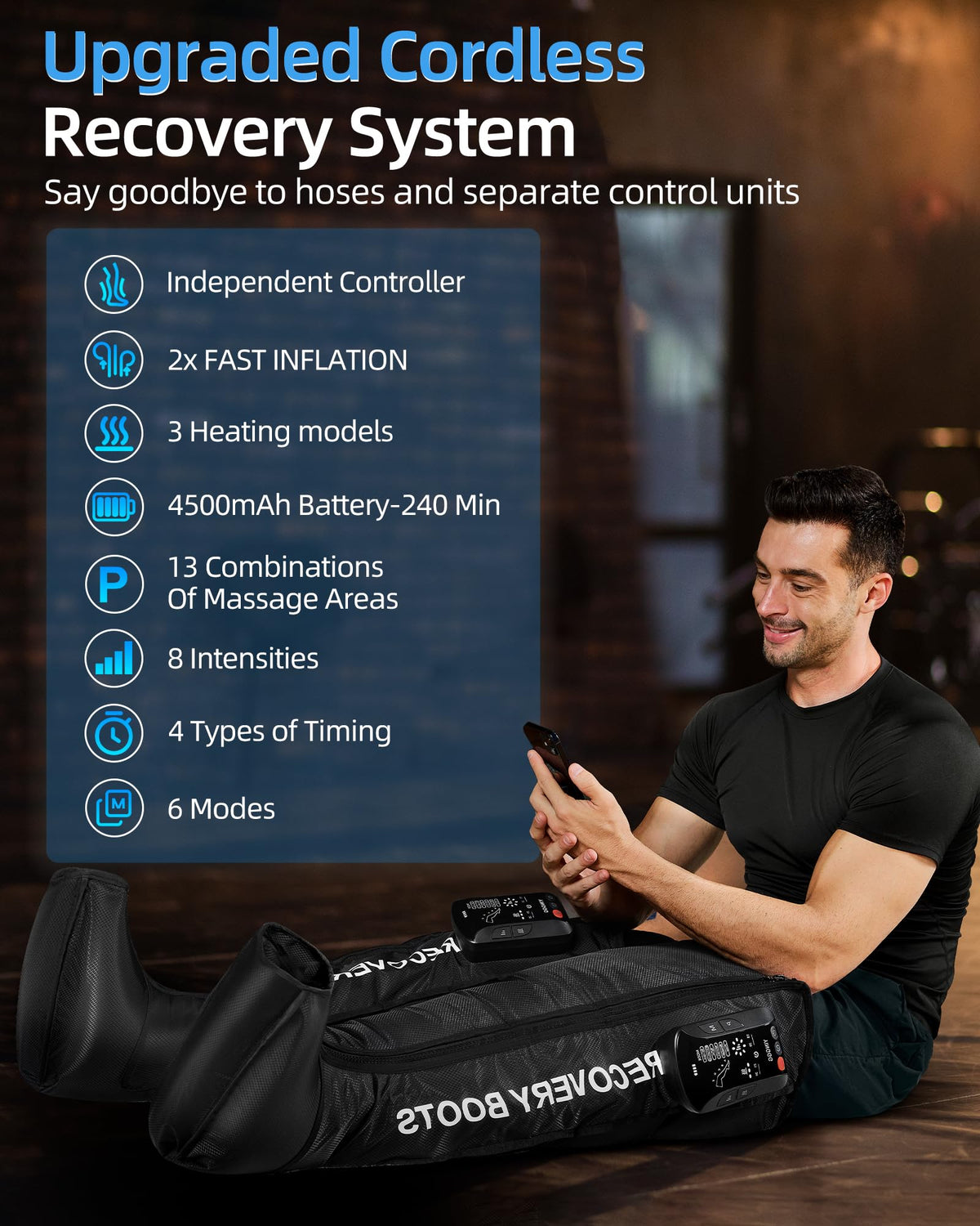 Leg Massager with Heat and Compression G584956
