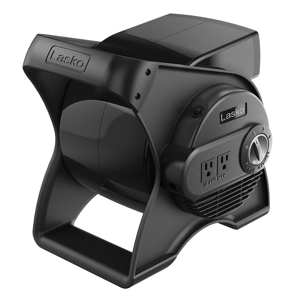 Black 12" Pivoting High Velocity Portable Utility Fan O79863