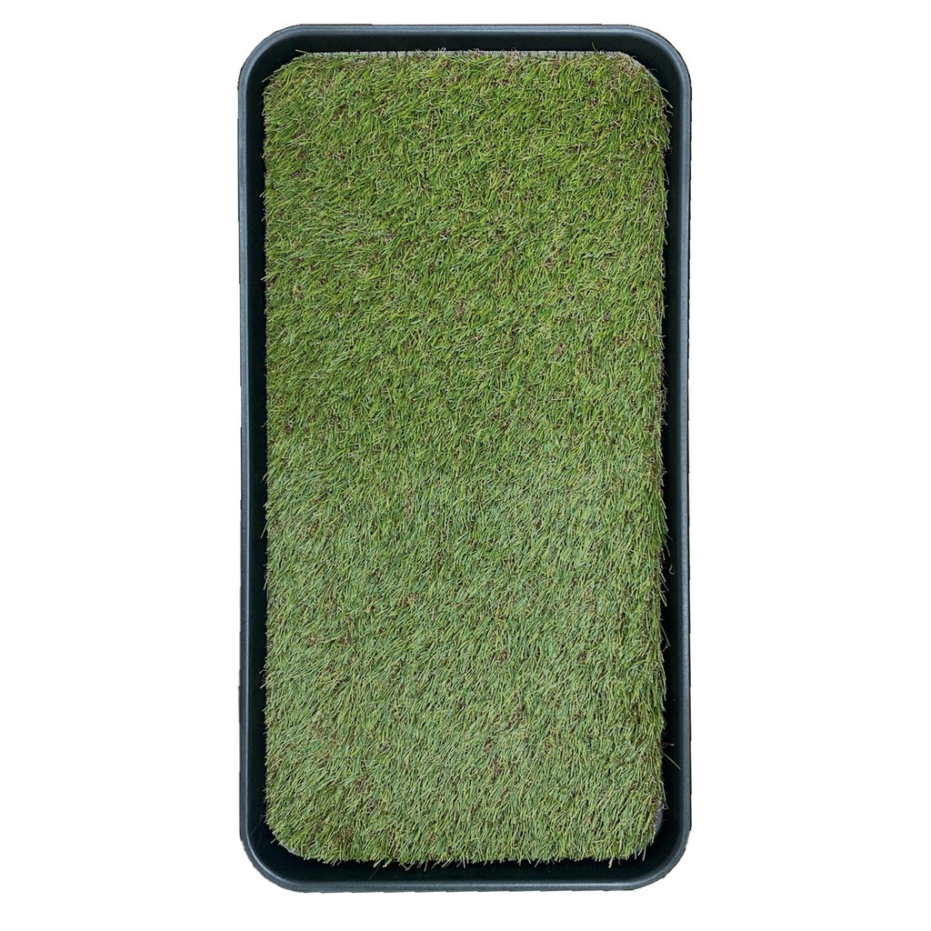 Artificial Grass Puppy Potty Training Pad with Tray 15" x 30" R517433