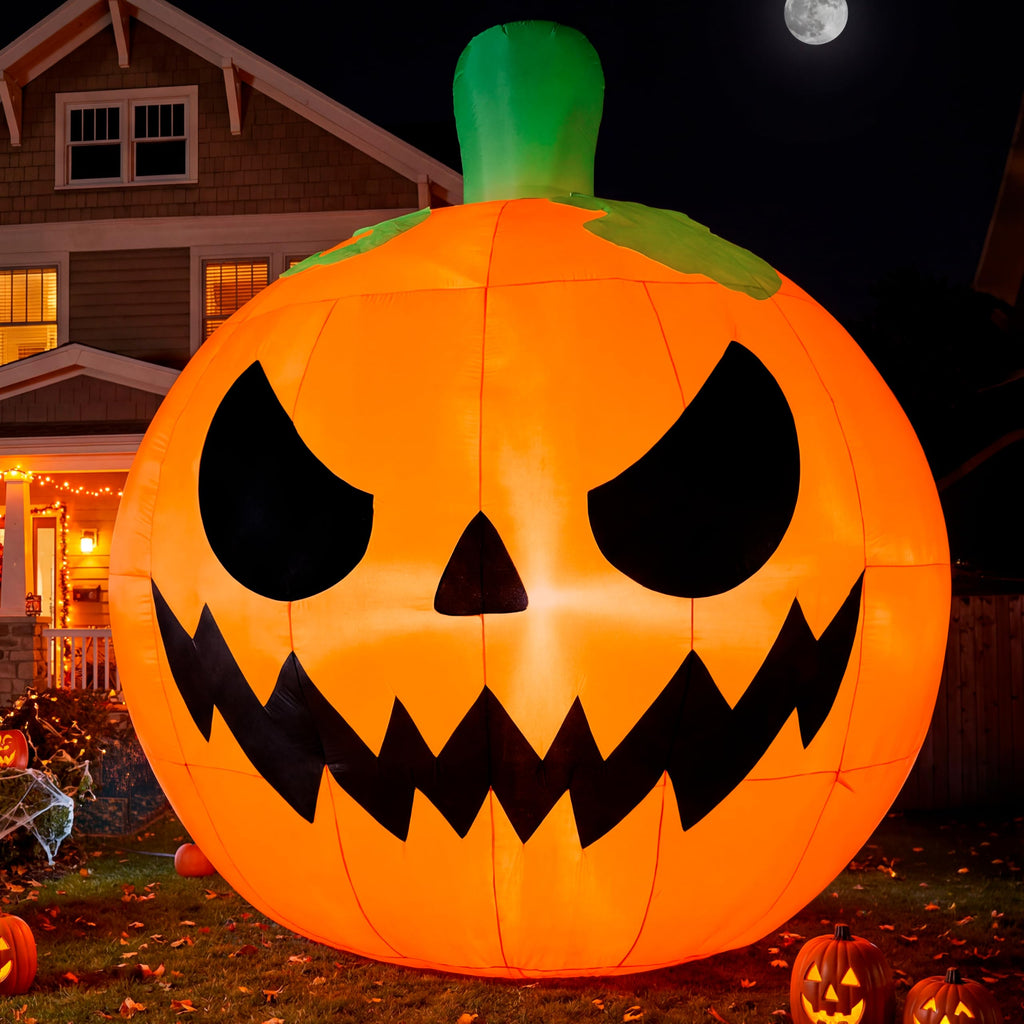 10FT Tall Inflatable Pumpkin with Built-in LED Lights D243
