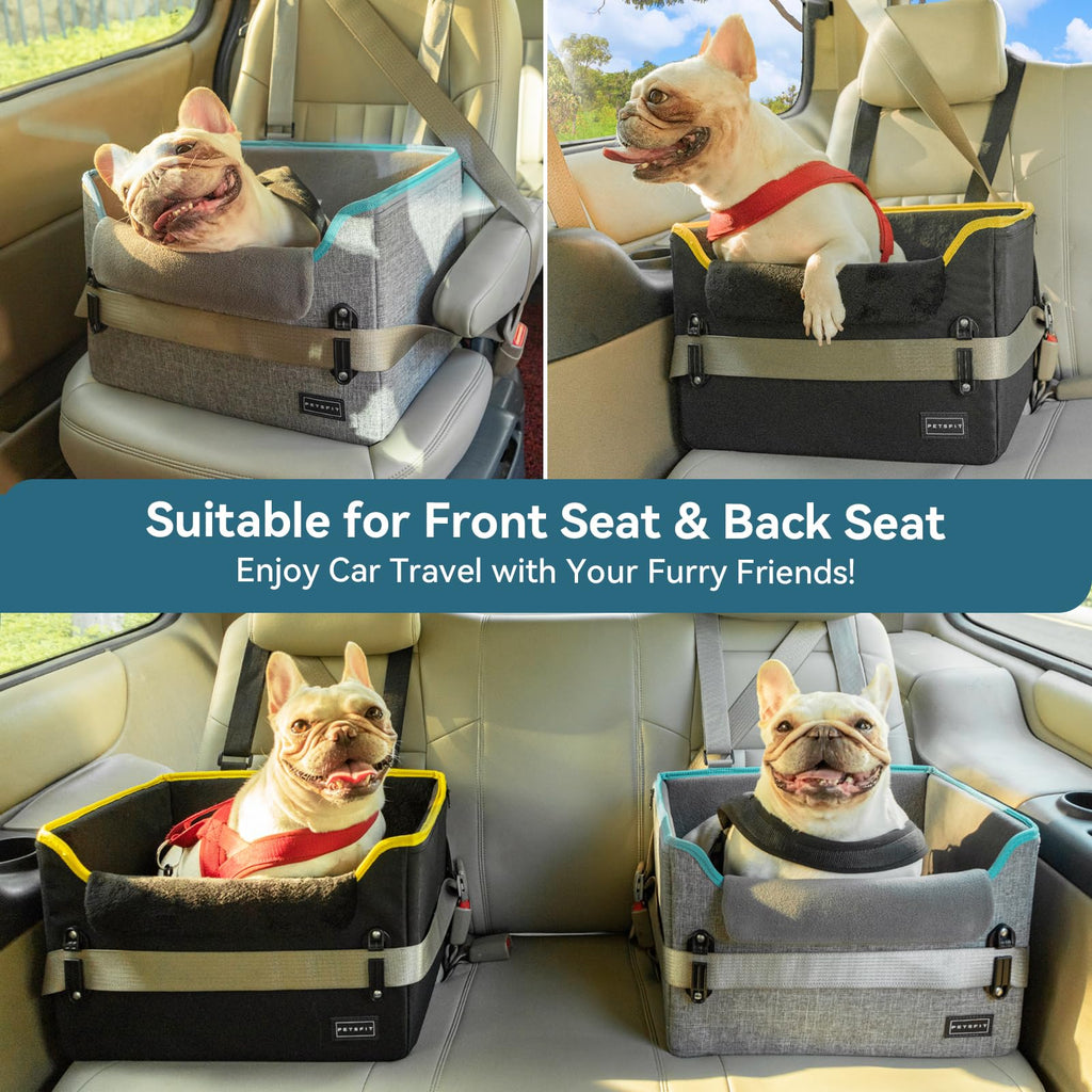 Foldable Dog Booster Car Seat with Safety Tether X22848