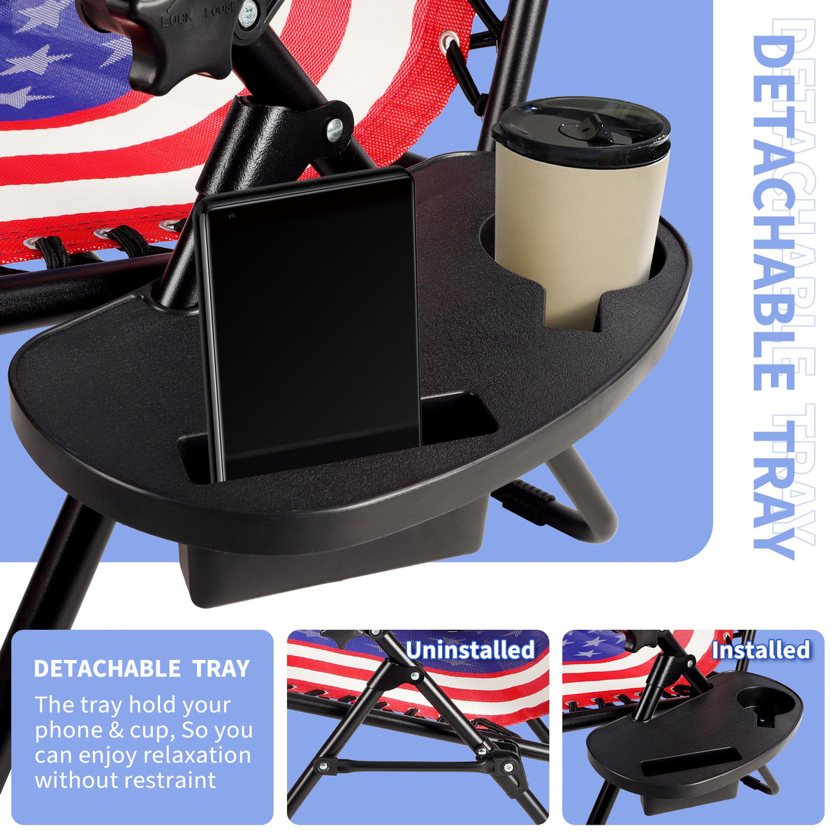 Set of 2 Adjustable Steel Mesh Zero Gravity Lounge Chairs with Pillows & Cup Holder Trays N2193