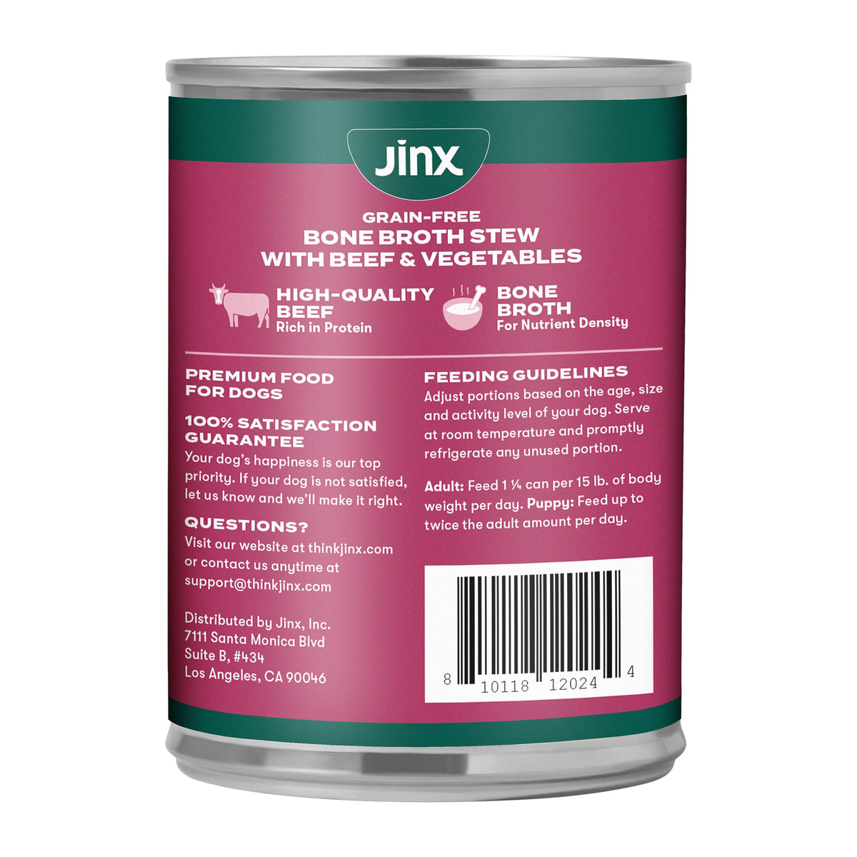 Grain Free Beef & Vegetables Wet Dog Food 12 Pack Z26299