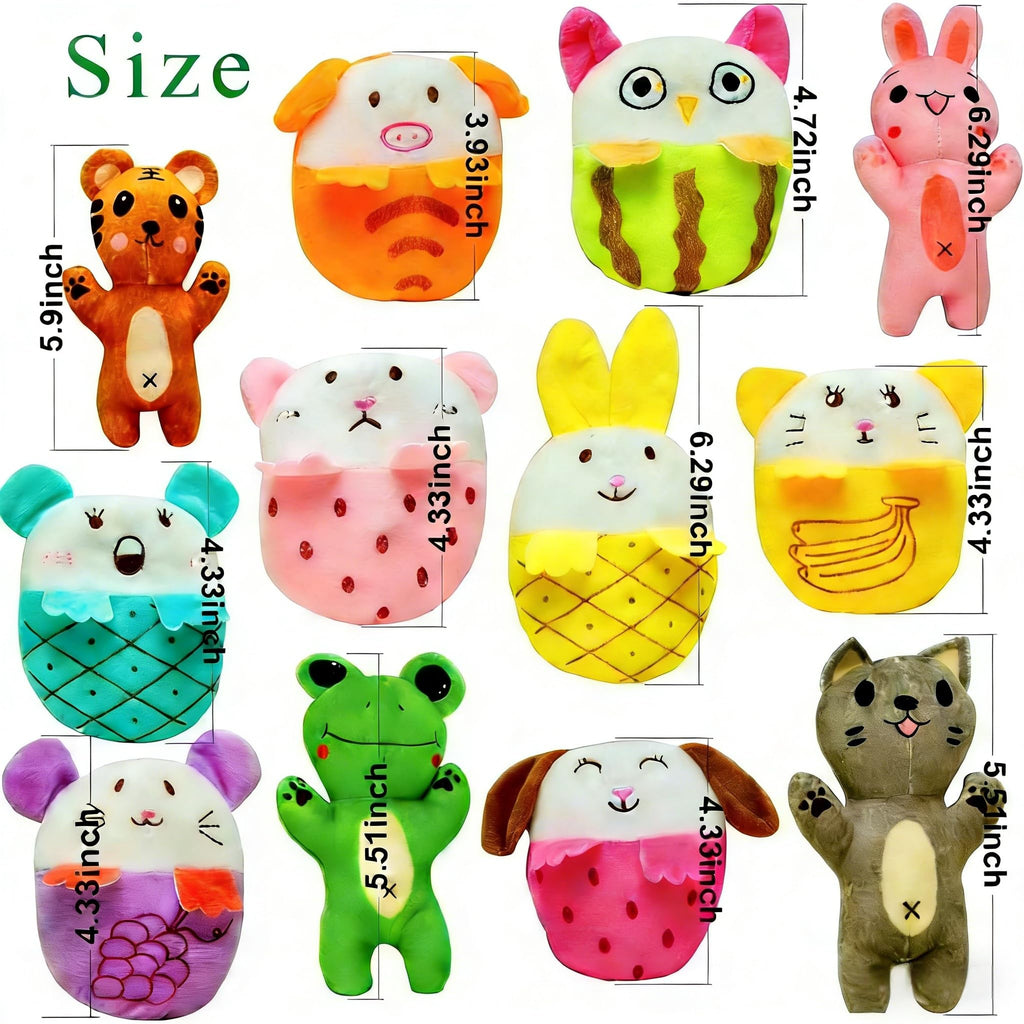30 Pack Plush Squeaky Dog Toys V39162