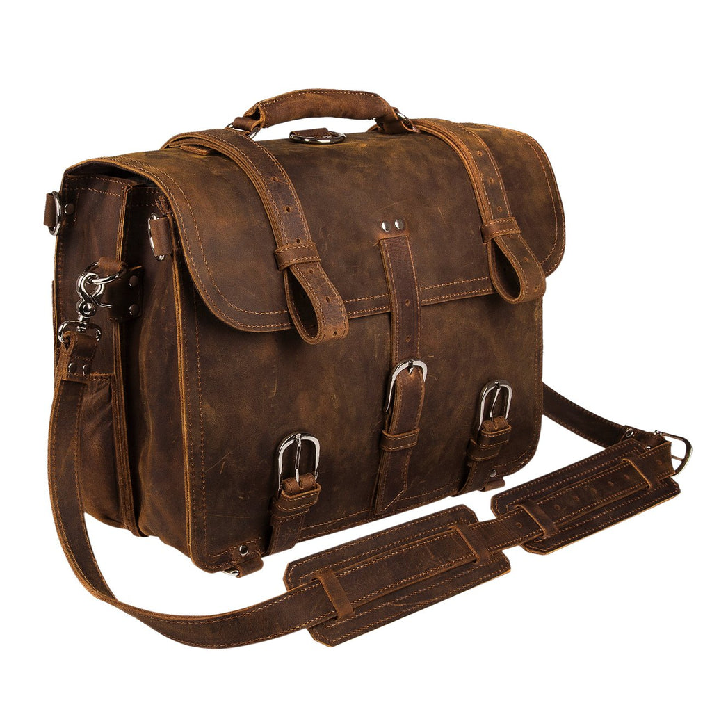 Leather Messenger Bag A41438