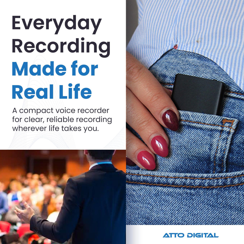 64GB USB-C Metal Body Digital Audio Recorder K5738
