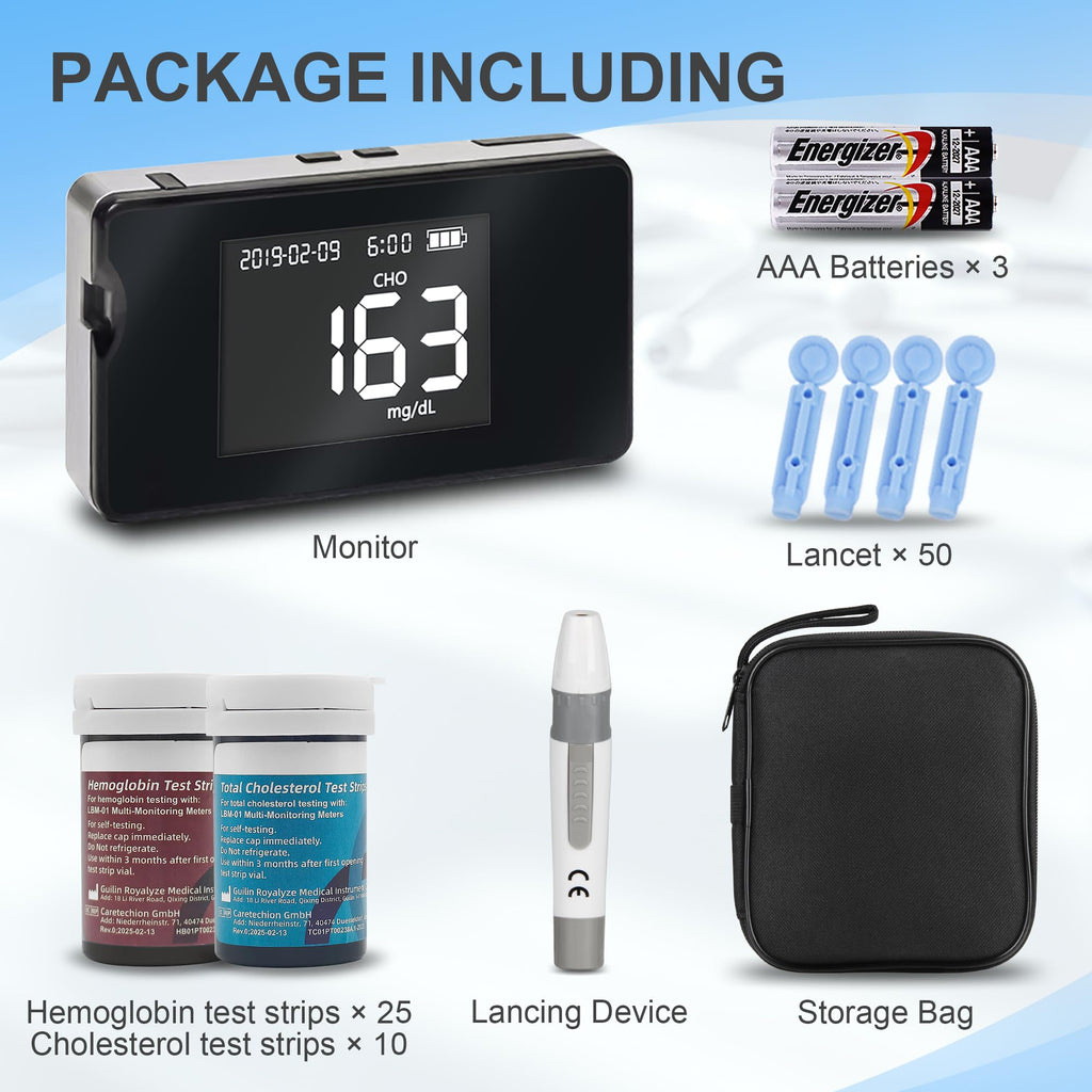 Hemoglobin Test Meter with 25 Test Strips H863