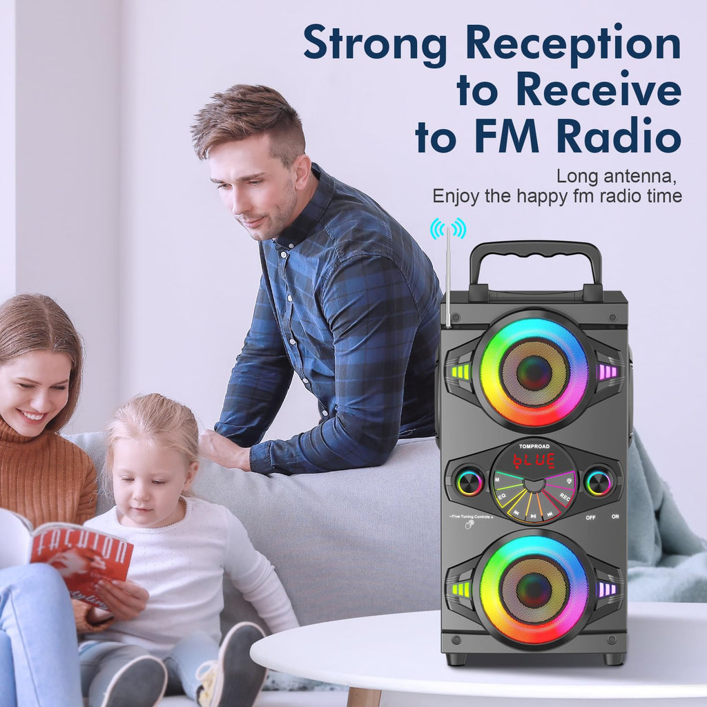 Portable Bluetooth Speakers 60W Wireless Stereo Sound I289580