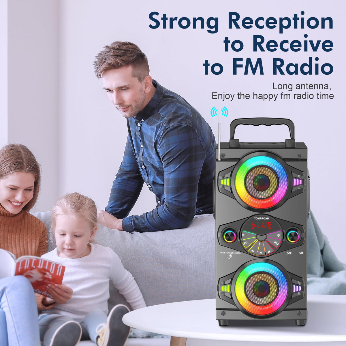 Portable Bluetooth Speakers 60W Wireless Stereo Sound I289580
