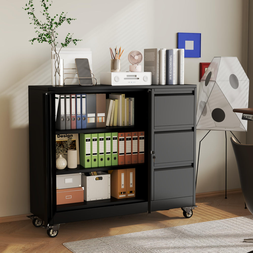 3 Drawer Rolling File Cabinet Z360215
