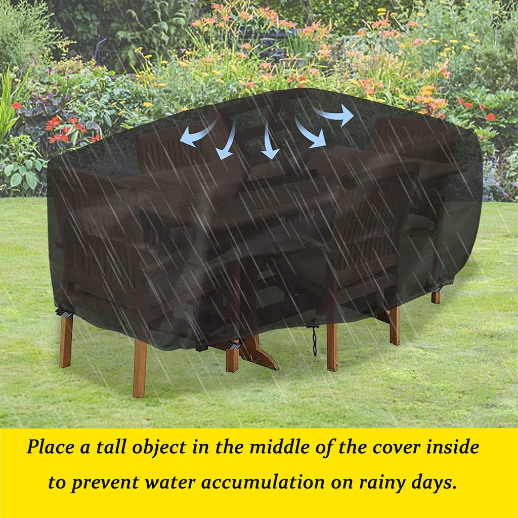 Waterproof 420D Oxford Patio Furniture Cover V21654