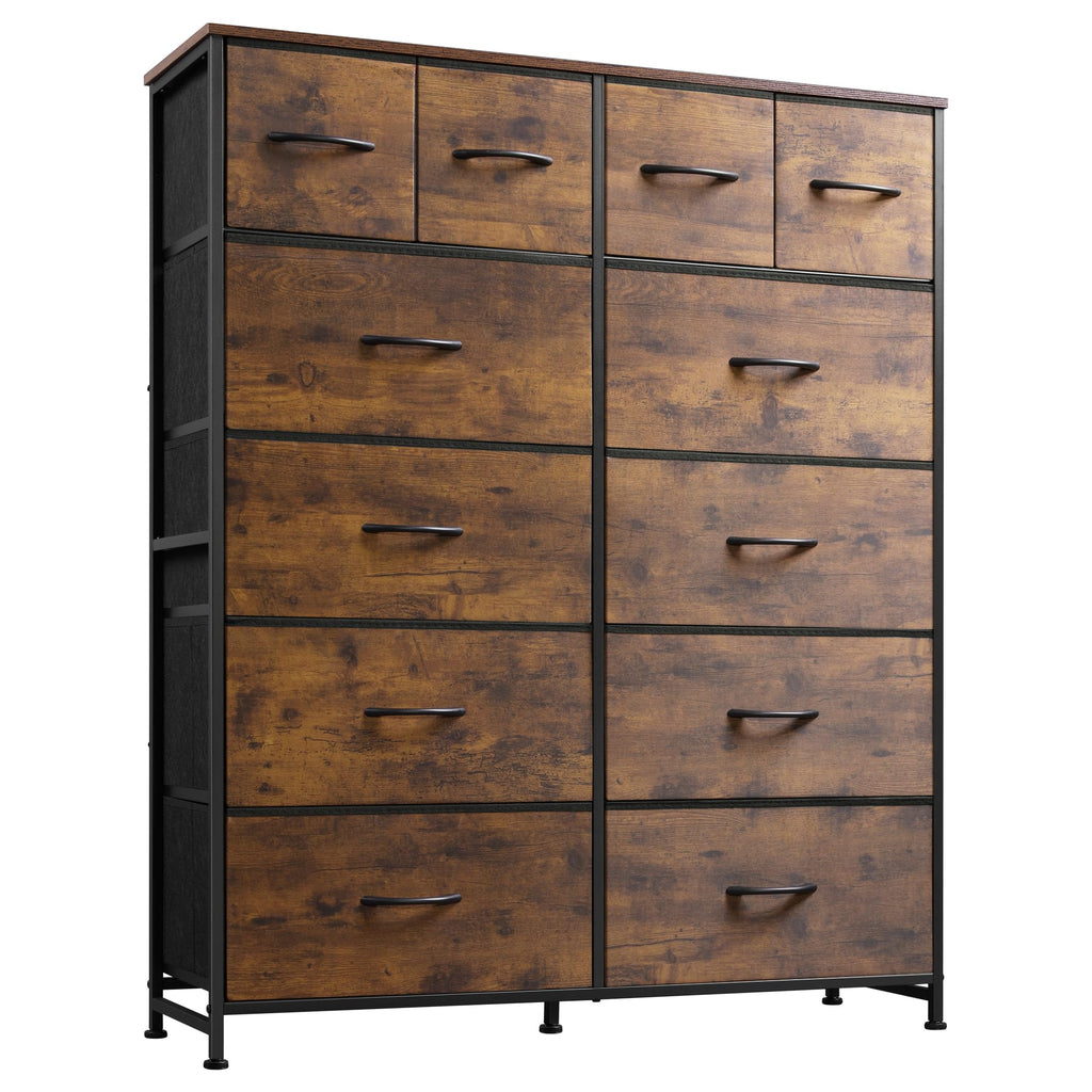 12 Drawer Fabric Dresser Storage Chest G93217