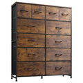 12 Drawer Fabric Dresser Storage Chest G93217