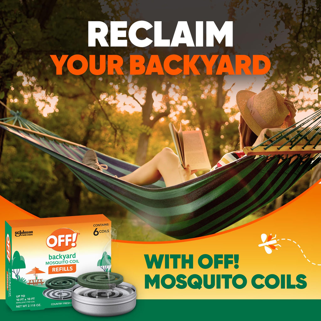 Mosquito Coil Refills 6 Count (Pack of 6) S456